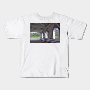 Inside A Covered Bridge Kids T-Shirt